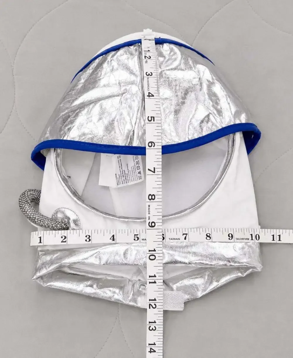 Teetot & Co Astronaut Space Suit Costume Kids 7-8 Helmet NASA Space Halloween